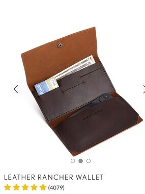 Portland Leather Rancher Wallet in Grizzly